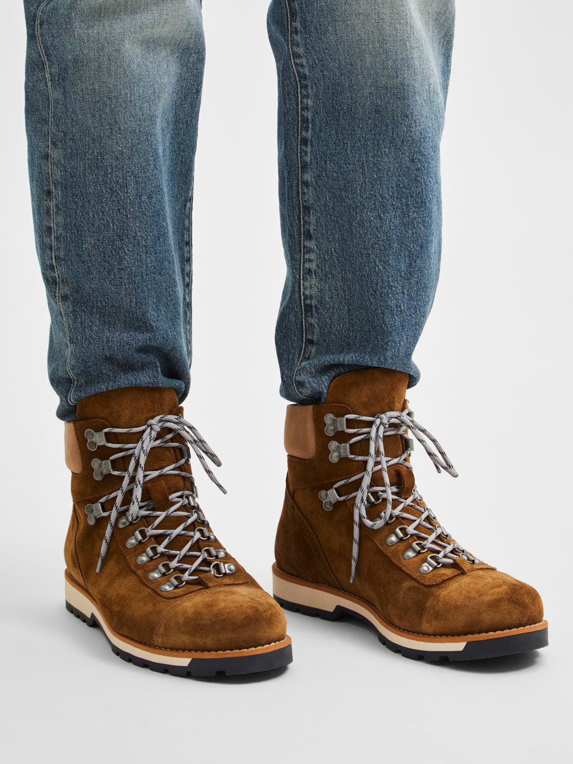 SLHAUGUST Boots - Tobacco Brown